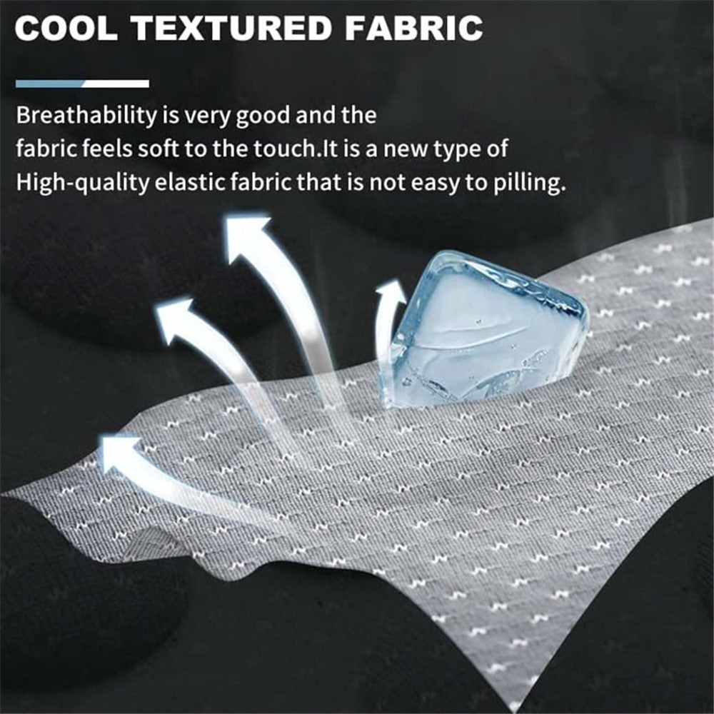 2Pcs Car Truck Front Seat Cushion Cool Breathable Fatigue Relief Vehicle Seat Pad