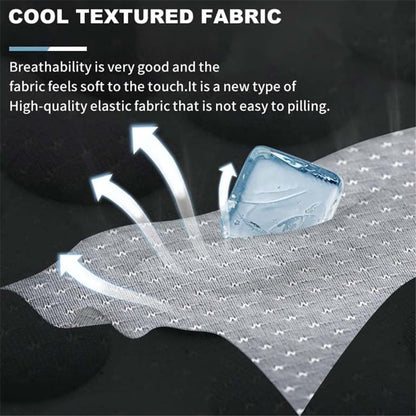 2Pcs Car Truck Front Seat Cushion Cool Breathable Fatigue Relief Vehicle Seat Pad