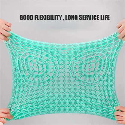 Summer Cooling Breathable Car Seat Cushion Honeycomb Soft PVC Chair Pad with Ice Silk Cloth Cover