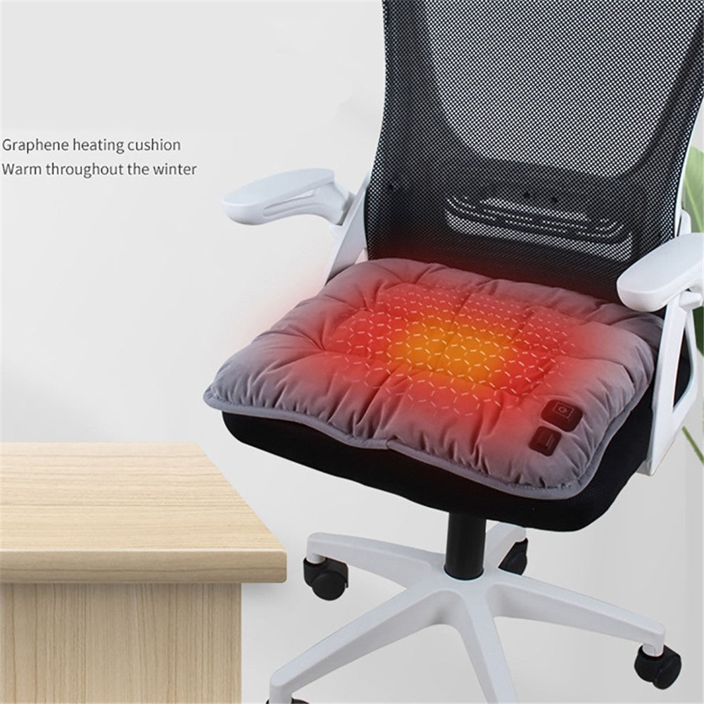 45 x 45 x 5cm USB Winter Heating Seat Cushion Heater Pad Electric Warmer Car Seat Mat