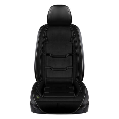 12V / 24V Single Seat Car Cigarette Lighter Heated Seat Cushion Chair Heating Pad with 3 Heat Settings