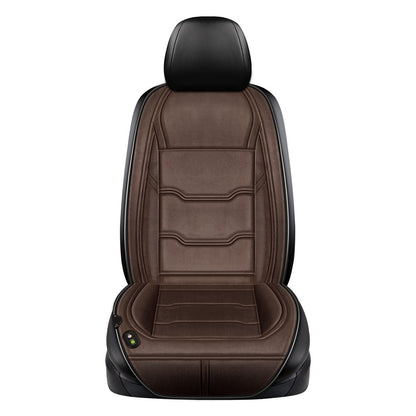12V / 24V Single Seat Car Cigarette Lighter Heated Seat Cushion Chair Heating Pad with 3 Heat Settings