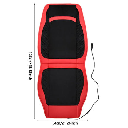Universal 12V / 24V Car Electric Heating Car Seat Cushion with Backrest Car Seat Warmer for Winter