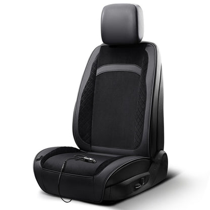 Universal 12V / 24V Car Electric Heating Car Seat Cushion with Backrest Car Seat Warmer for Winter