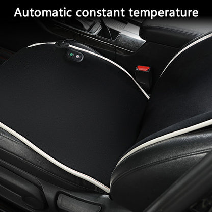 WM-XL2 Universal 12V / 24V Car Heated Seat Cover with Backrest Vehicle Seat Cushion Warmer for Winter