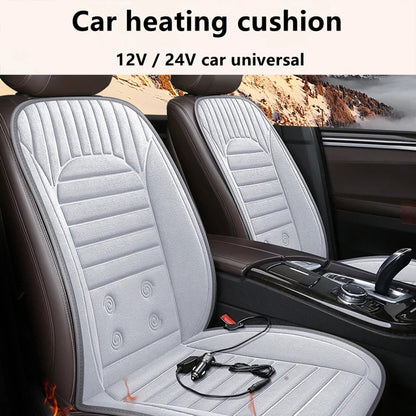 G-4S Heated Car Seat Covers Winter Heating 12V Car Seat Warmer Pad with Backrest