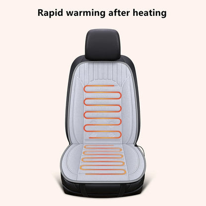 G-4S Heated Car Seat Covers Winter Heating 12V Car Seat Warmer Pad with Backrest
