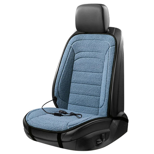 12V Car Heated Seat Cushion Winter Seat Cover Imitation Cashmere Vehicle Seat Protector Pad with Backrest