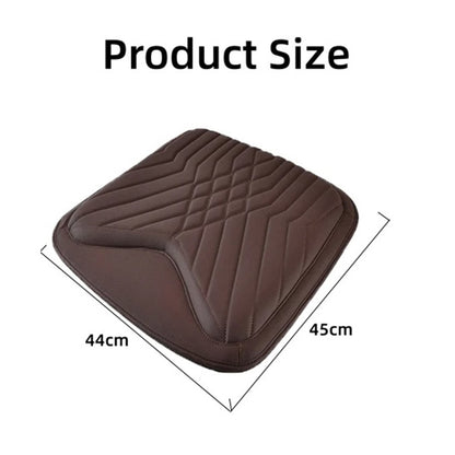 TK036 Nappa Texture PU Leather + Memory Foam Car Seat Cushion Non-slip Seat Pad