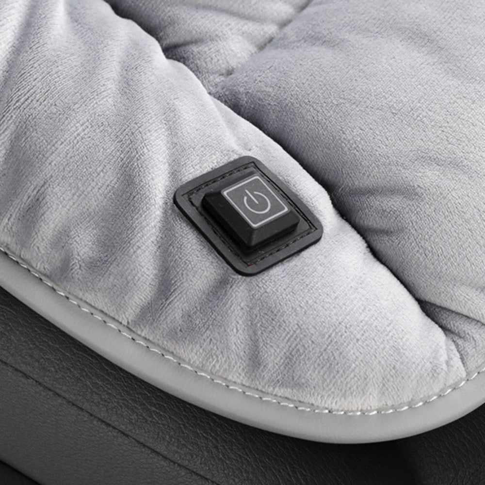 ANJUNY 4 Levels Heating Car Seat Cushion Cover USB Charging Winter Seat Heater Warmer