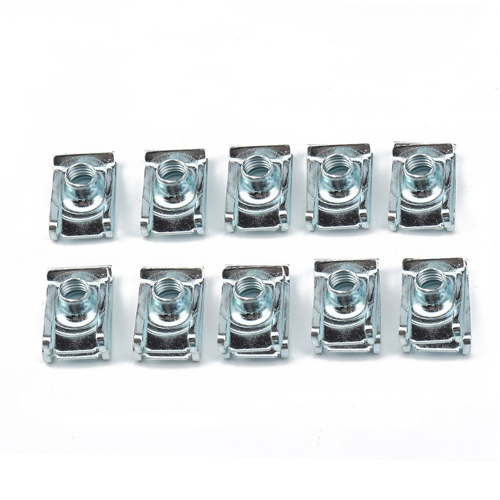 A2699 80Pcs M4 M5 M6 M8 U Nut Clamp Quick Clip Fastener Assortment Kit