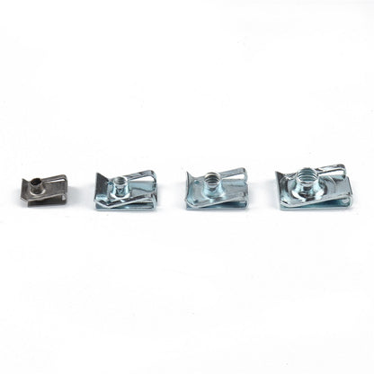 A2699 80Pcs M4 M5 M6 M8 U Nut Clamp Quick Clip Fastener Assortment Kit