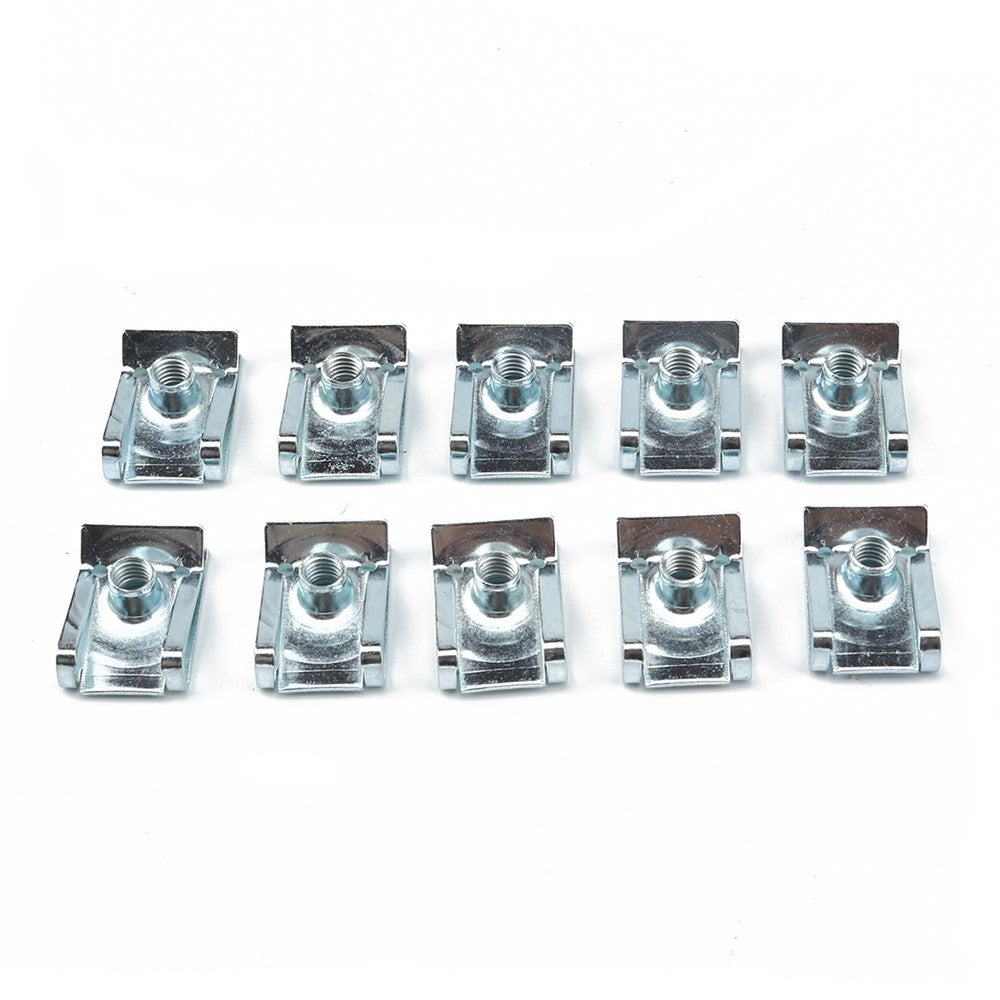 A2699 80Pcs M4 M5 M6 M8 U Nut Clamp Quick Clip Fastener Assortment Kit