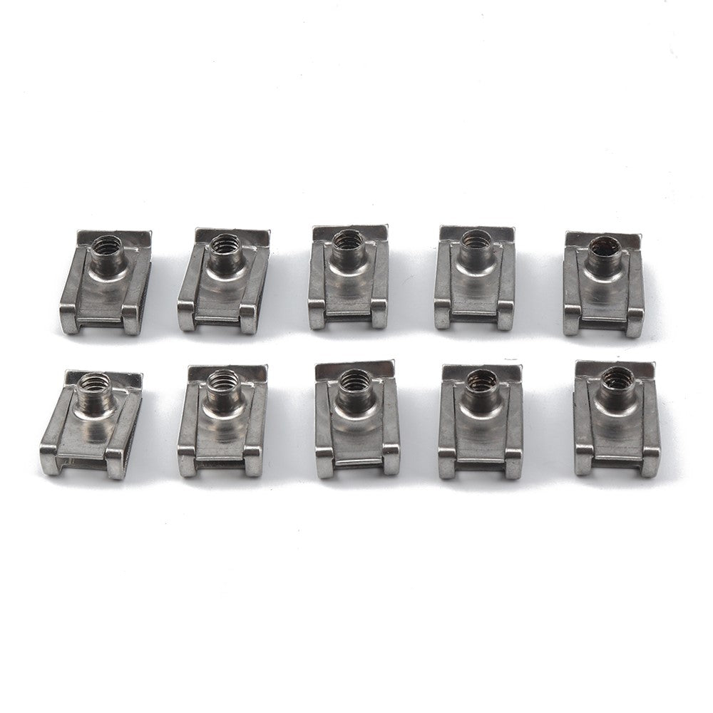 A2706 200Pcs M4 M5 M6 M8 Assorted Quick Clip Fastener U Nut and Bolt with Box