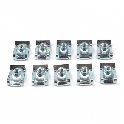 A2706 200Pcs M4 M5 M6 M8 Assorted Quick Clip Fastener U Nut and Bolt with Box