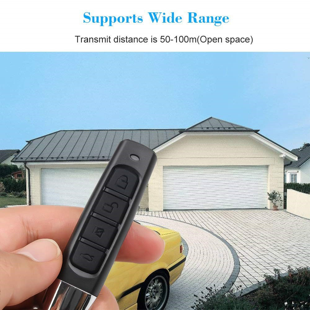 4-in-1 433MHz Remote Control Duplicator Car Garage Door Remote Copy Remote Controller
