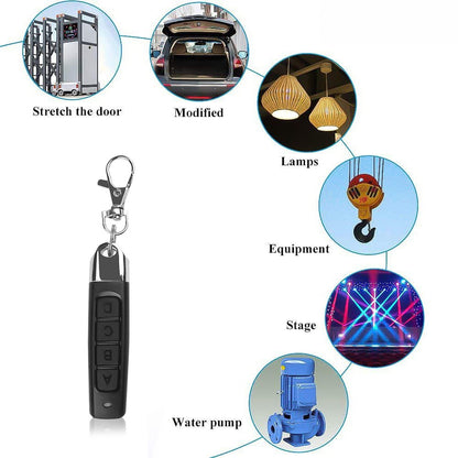 4-in-1 433MHz Remote Control Duplicator Car Garage Door Remote Copy Remote Controller