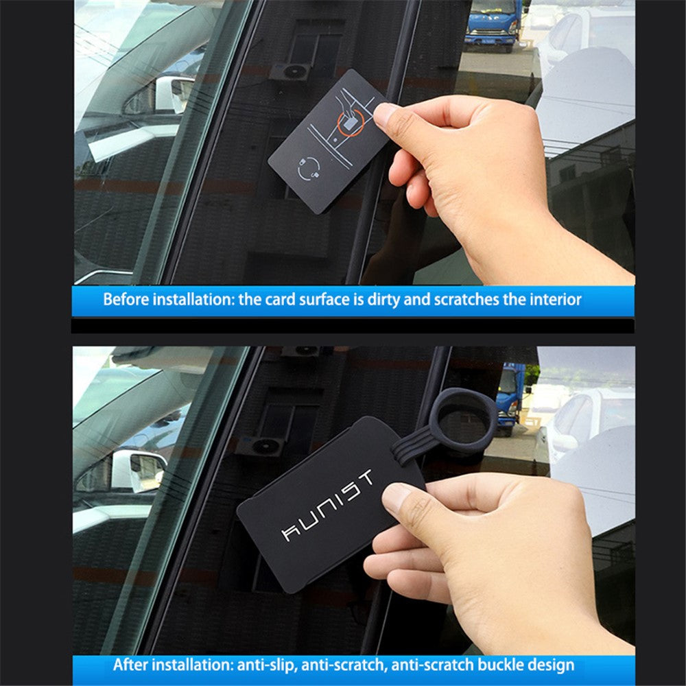 M10736 Compatible with Tesla Model 3 / Y Flexible Silicone Car Key Card Holder Case Sleeve Protector