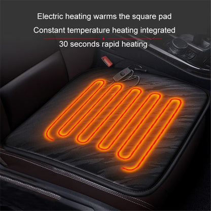 Portable USB Heated Car Seat Cushion Fast Heating Car Seat Mat for Winter Driving Car Accessory