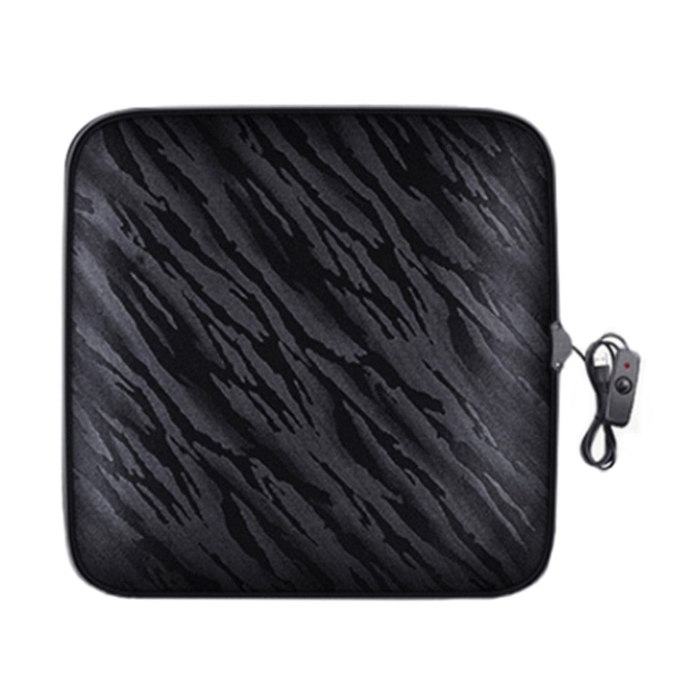 Portable USB Heated Car Seat Cushion Fast Heating Car Seat Mat for Winter Driving Car Accessory