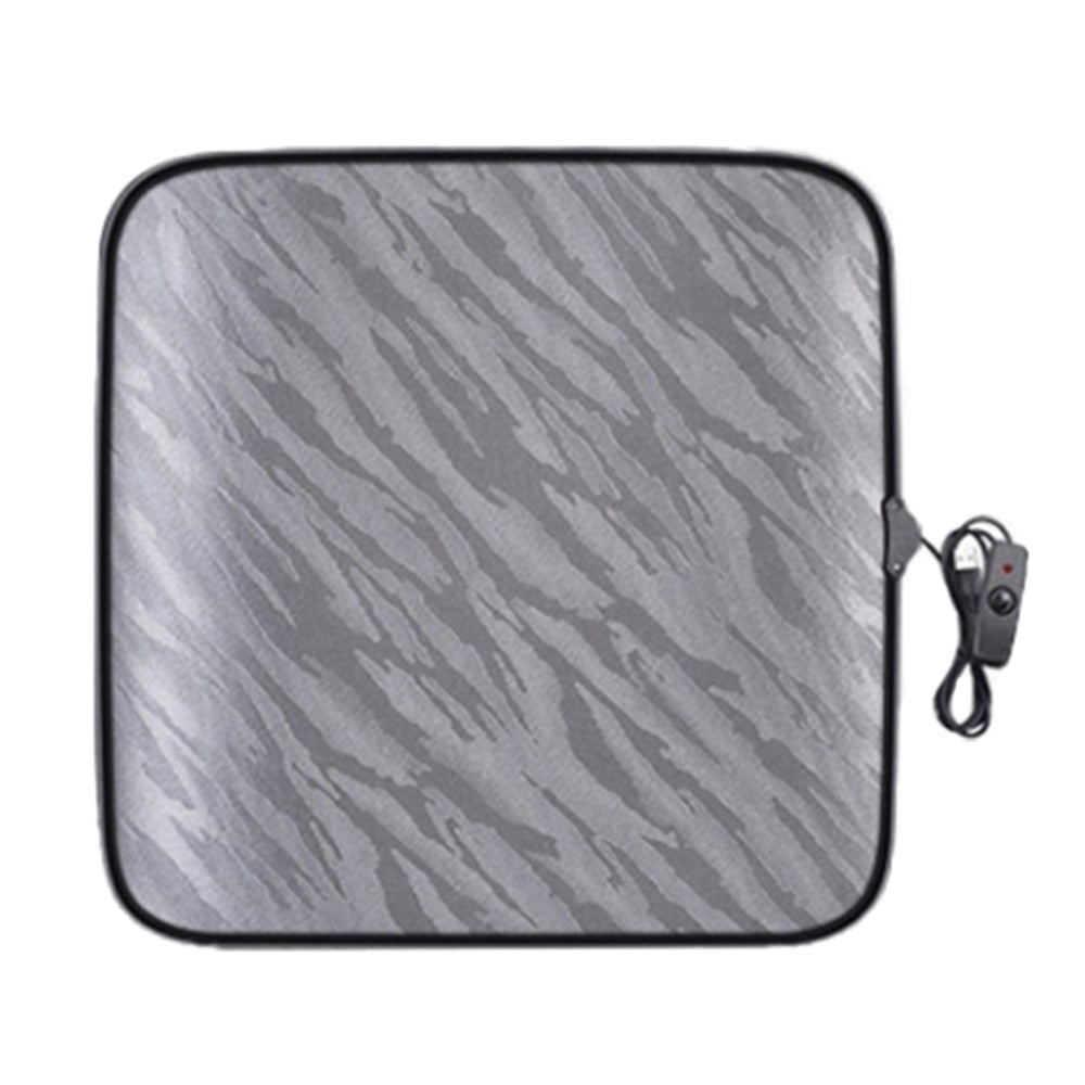 Portable USB Heated Car Seat Cushion Fast Heating Car Seat Mat for Winter Driving Car Accessory