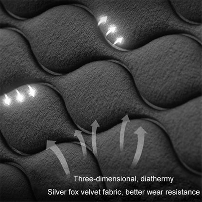 Car Winter Heated Short Plush Seat Cushion for 12V Car Electric Fast Heating Seat Cushion, Cigarette Lighter Power