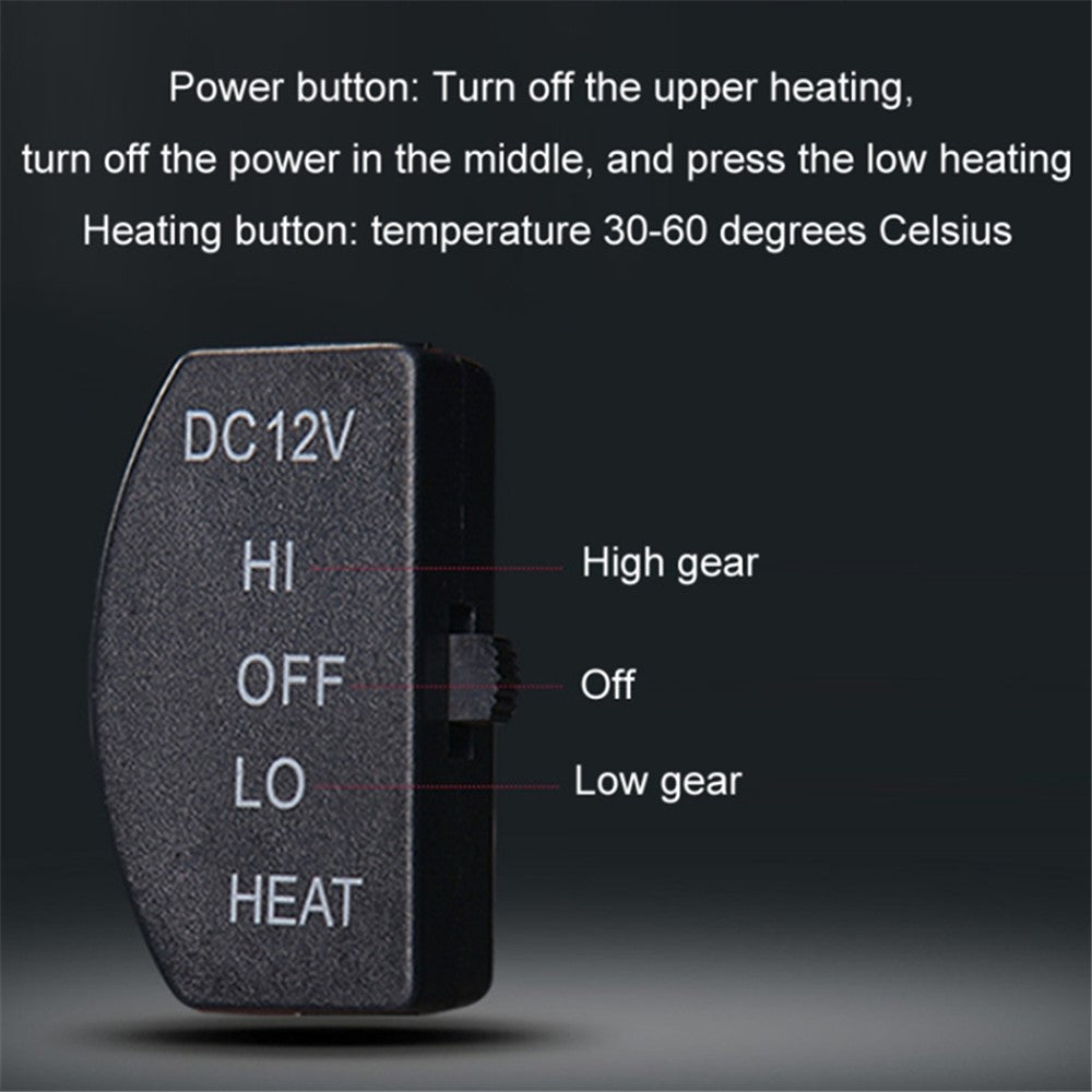 Car Winter Heated Short Plush Seat Cushion for 12V Car Electric Fast Heating Seat Cushion, Cigarette Lighter Power