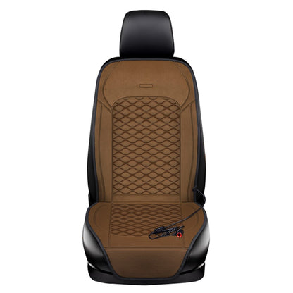 Car Winter Heated Short Plush Seat Cushion for 12V Car Electric Fast Heating Seat Cushion, Cigarette Lighter Power