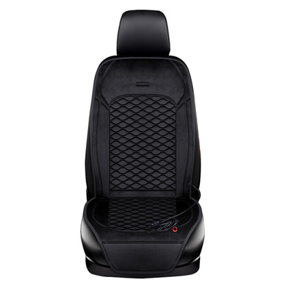 Car Winter Heated Short Plush Seat Cushion for 12V Car Electric Fast Heating Seat Cushion, Cigarette Lighter Power