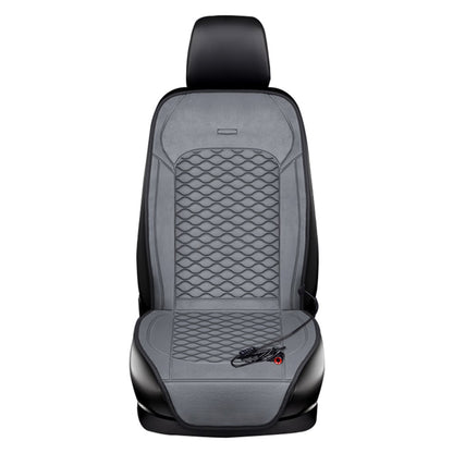 Car Winter Heated Short Plush Seat Cushion for 12V Car Electric Fast Heating Seat Cushion, Cigarette Lighter Power