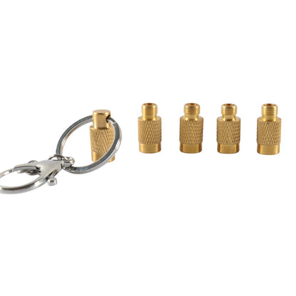 A6605 4 in 1 Solid Brass Tire Air Down Tool Tire Pressure Deflators for Offroad Vehicle