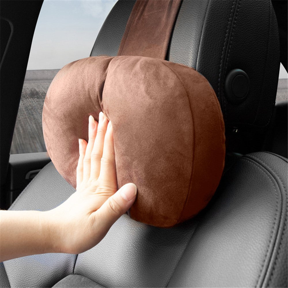 1152 Car Headrest Breathable Memory Foam Neck Pillow Head and Neck Support for Sleeping