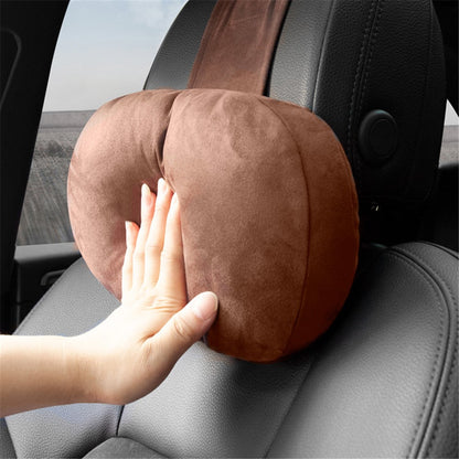 1152 Car Headrest Breathable Memory Foam Neck Pillow Head and Neck Support for Sleeping