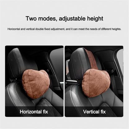 1152 Car Headrest Breathable Memory Foam Neck Pillow Head and Neck Support for Sleeping
