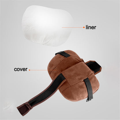 1152 Car Headrest Breathable Memory Foam Neck Pillow Head and Neck Support for Sleeping