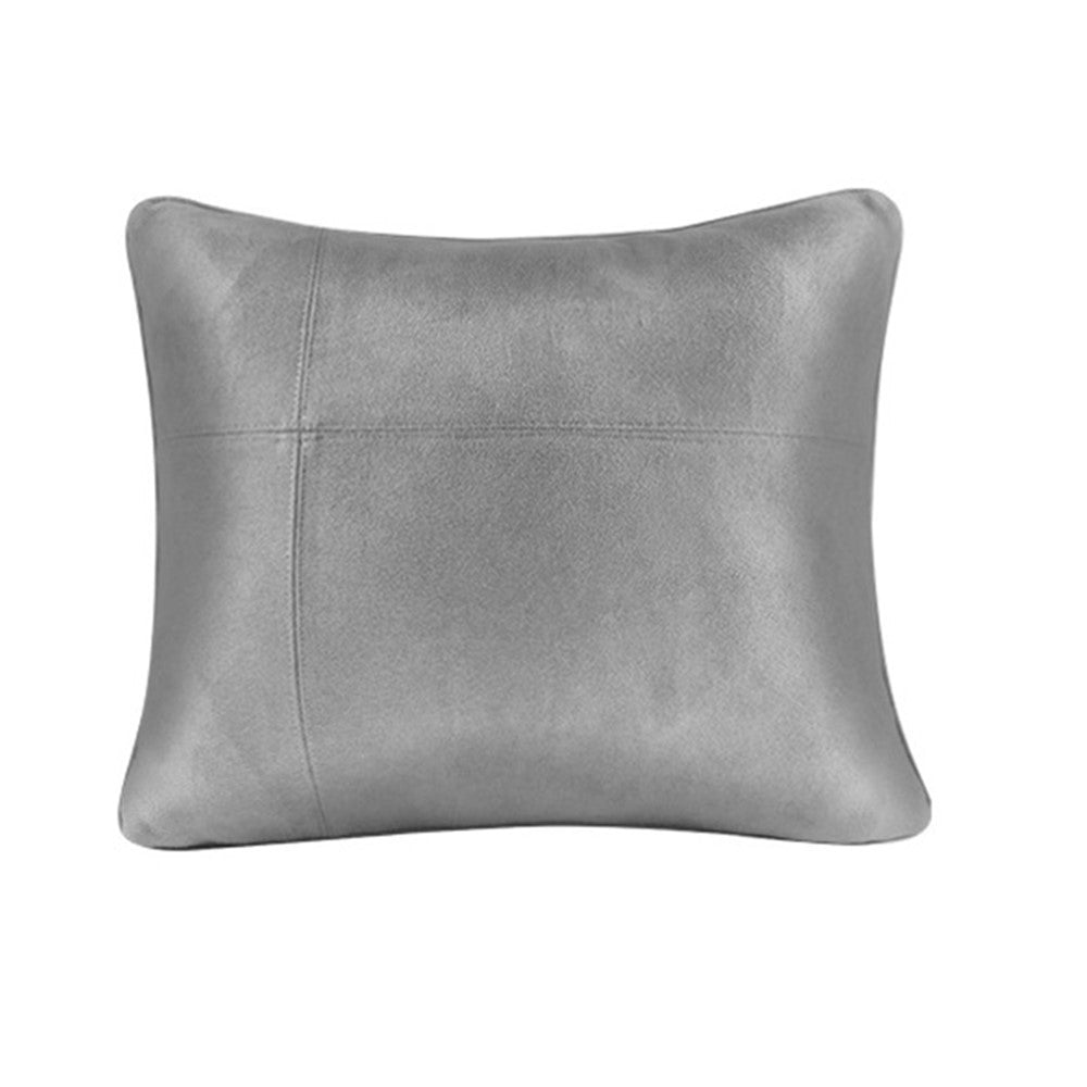 1152 Car Seat Waist Support Pillow Suede+Memory Foam Fatigue Relieve Lumbar Cushion