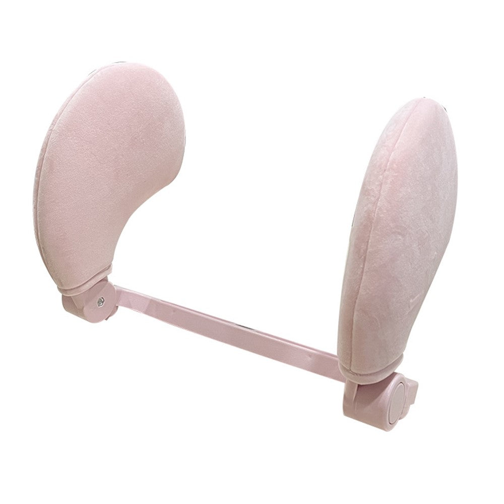CARFU AC-410 Plush Headrest Pillow Cushion Adjustable Car Seat Sleep Side Support
