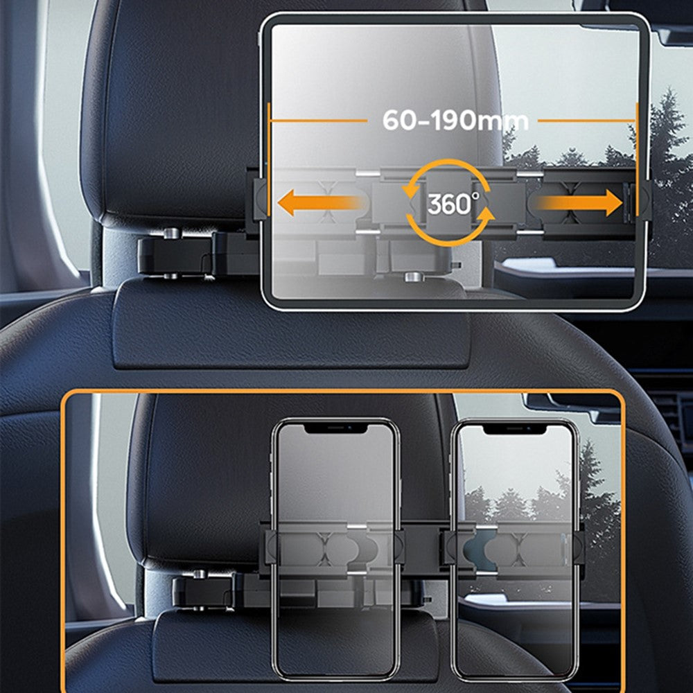 ZJ002 9D Automobile Seat Headrest Universal Adjustable Mechanical Headrest with Bracket