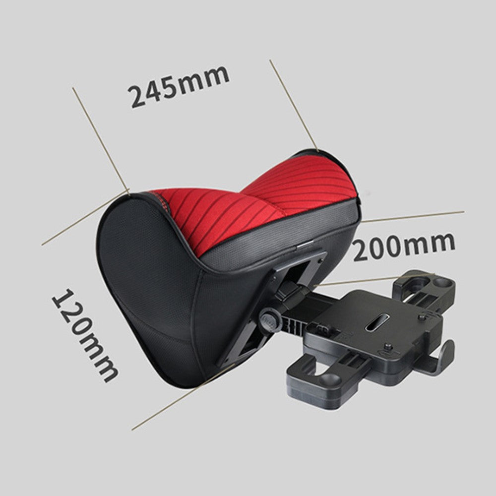 ZJ002 9D Automobile Seat Headrest Universal Adjustable Mechanical Headrest with Bracket