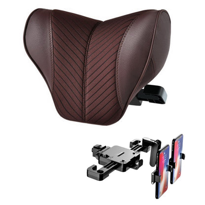 ZJ002 9D Automobile Seat Headrest Universal Adjustable Mechanical Headrest with Bracket