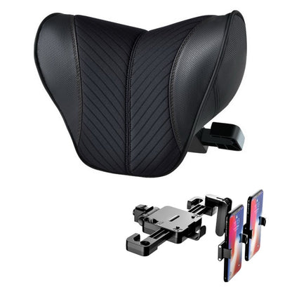ZJ002 9D Automobile Seat Headrest Universal Adjustable Mechanical Headrest with Bracket