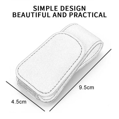 Car Sun Visor Sunglasses Holder Magnetic Microfiber Leather Glasses Eyeglass Hanger for Ticket, Card, Bill