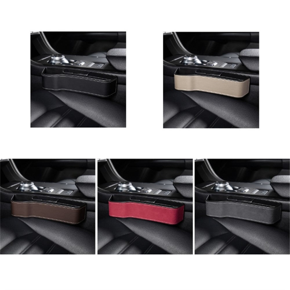 Passenger Side Car Front Seat Seam Storage Box Car Seat Gap Phone Drink Can Organizer