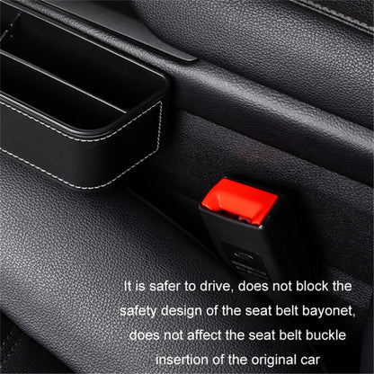 Passenger Side Car Front Seat Seam Storage Box Car Seat Gap Phone Drink Can Organizer