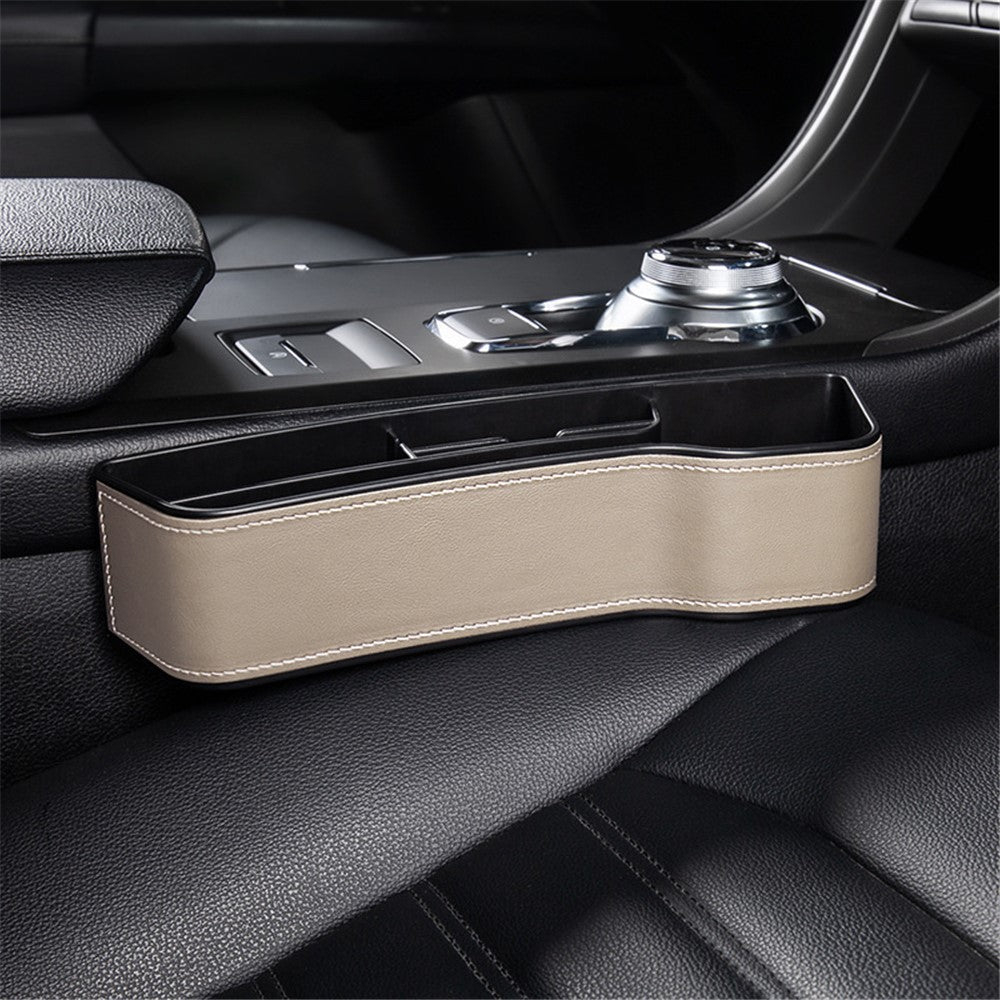 Passenger Side Car Front Seat Seam Storage Box Car Seat Gap Phone Drink Can Organizer