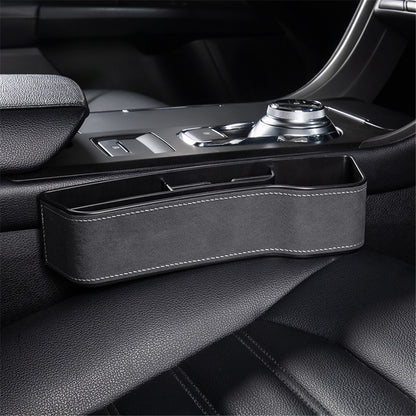 Passenger Side Car Front Seat Seam Storage Box Car Seat Gap Phone Drink Can Organizer