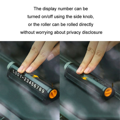 Parking Number Plate with Aromatherapy Multi-function Car Safety Hammer Window Breaker