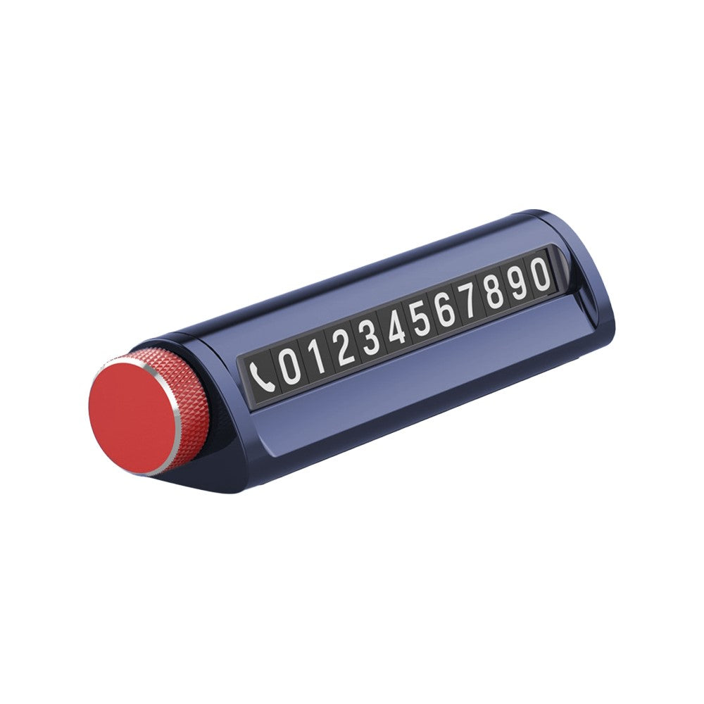 Parking Number Plate with Aromatherapy Multi-function Car Safety Hammer Window Breaker