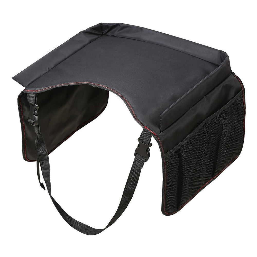 Kids Car Tray Plate Oxford Cloth Foldable Dining Drink Table Car Seat Tray