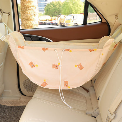 Oxford Cloth Rear Seat Sundries Bag Car Hammock Storage Bag Backseat Organizer